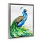 Stupell Industries Aphrodite Peacock Portrait Floating Frame, design by Marc Allante